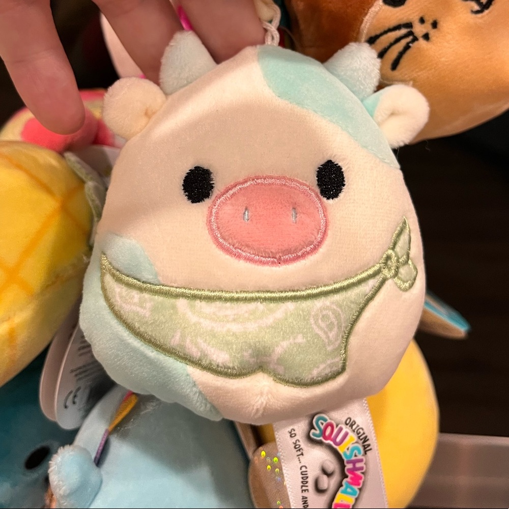 Belana cow squishmallow clip